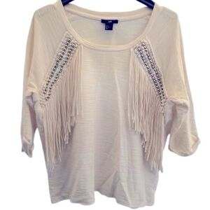 H&M fringe top